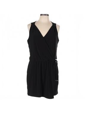 White House Black Market Black Sleeveless Romper Size 10